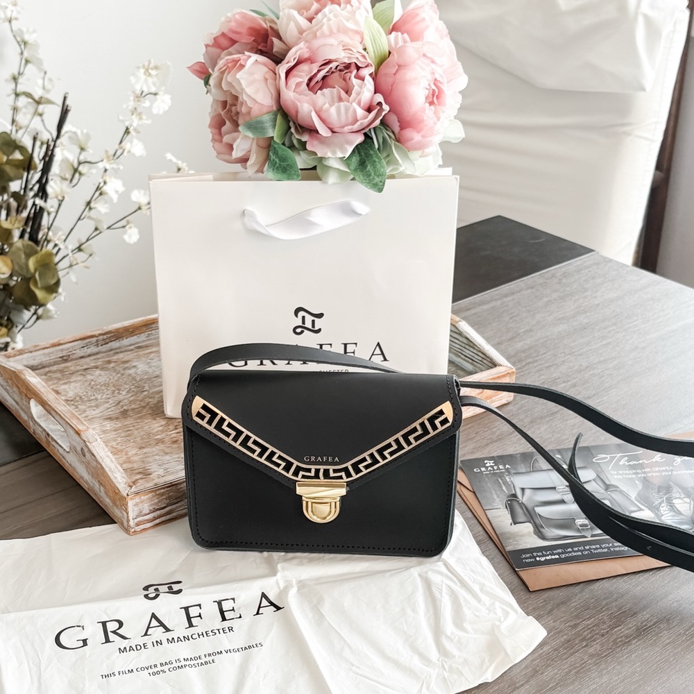 Grafea Greek Mini Satchel NWT
